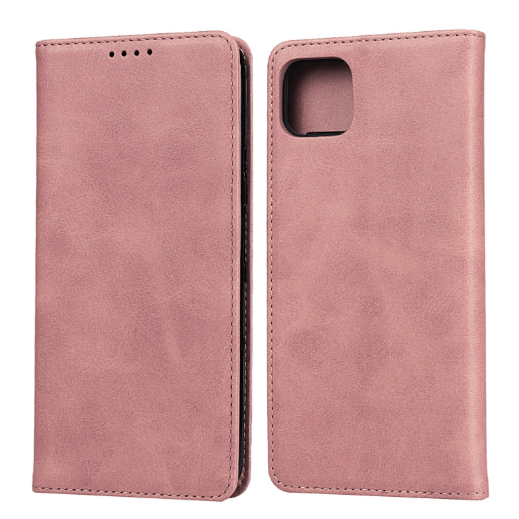 For Google Pixel 4 Calf Texture Magnetic Horizontal Flip Leather Case with Holder & Card Slots & Wallet