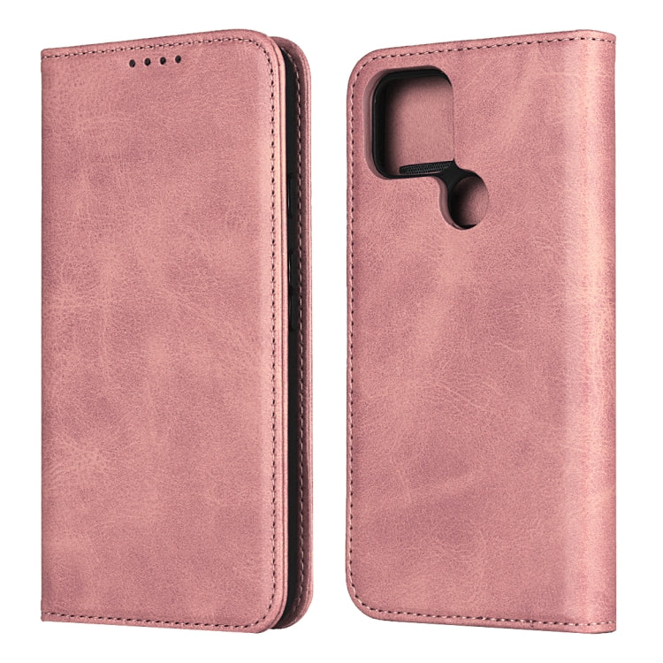 For Google Pixel 4a 5G Calf Texture Magnetic Horizontal Flip Leather Case with Holder & Card Slots & Wallet