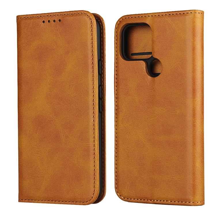 For Google Pixel 5 Calf Texture Magnetic Horizontal Flip Leather Case with Holder & Card Slots & Wallet