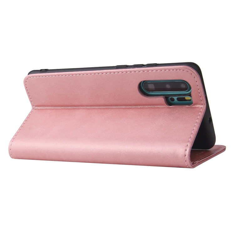 For Huawei P30 Pro Calf Texture Magnetic Horizontal Flip Leather Case with Holder & Card Slots & Wallet