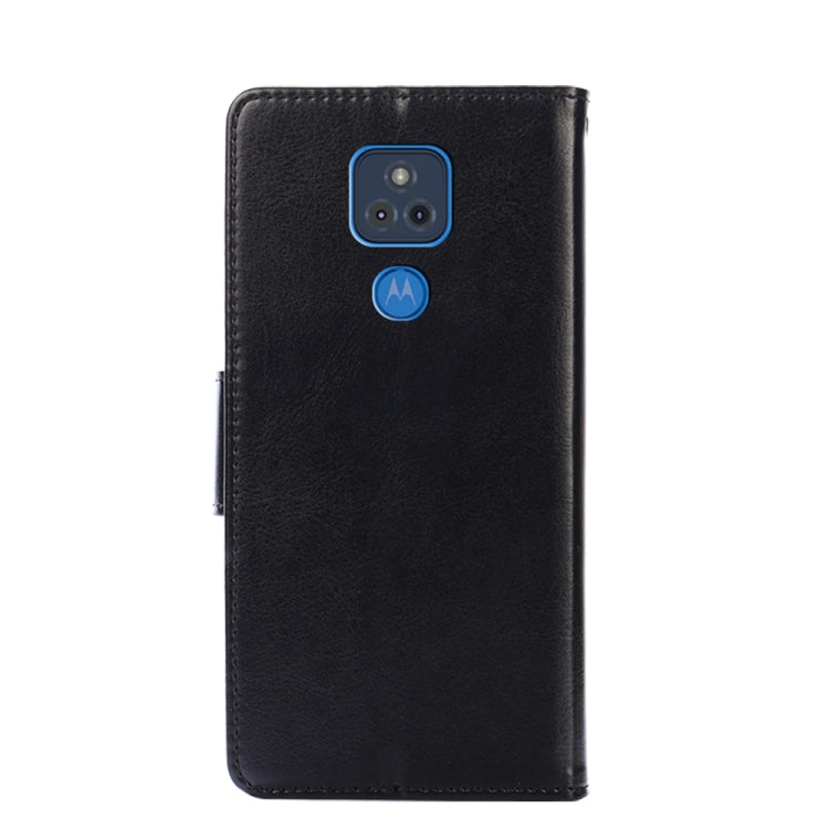For Motorola Moto G Play 2021 Crystal Texture Horizontal Flip Leather Case with Holder & Card Slots & Wallet