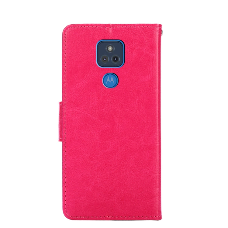 For Motorola Moto G Play 2021 Crystal Texture Horizontal Flip Leather Case with Holder & Card Slots & Wallet