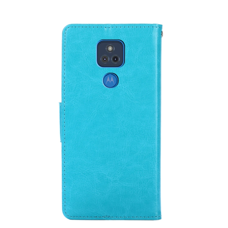 For Motorola Moto G Play 2021 Crystal Texture Horizontal Flip Leather Case with Holder & Card Slots & Wallet