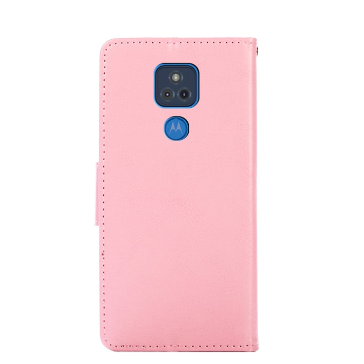 For Motorola Moto G Play 2021 Crystal Texture Horizontal Flip Leather Case with Holder & Card Slots & Wallet