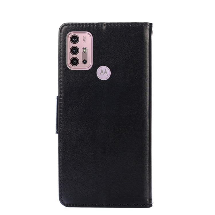 For Motorola Moto G30 Crystal Texture Horizontal Flip Leather Case with Holder & Card Slots & Wallet