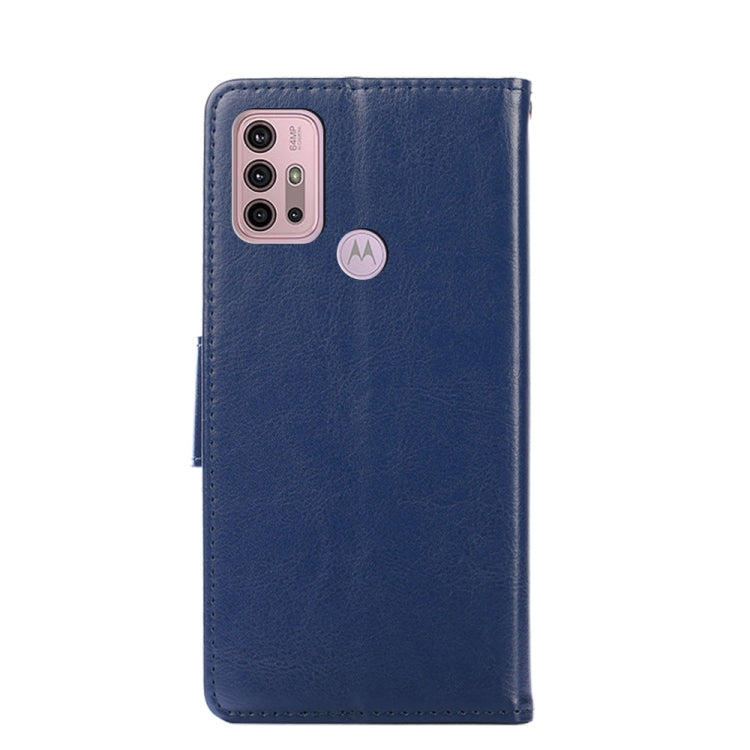 For Motorola Moto G30 Crystal Texture Horizontal Flip Leather Case with Holder & Card Slots & Wallet