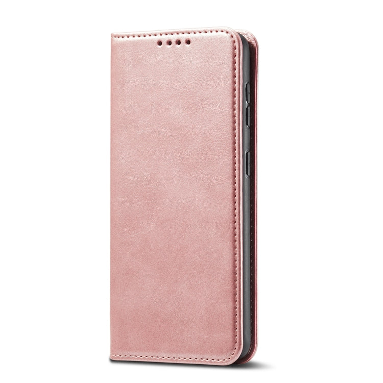 For Xiaomi Redmi 9 Calf Texture Magnetic Horizontal Flip Leather Case with Holder & Card Slots & Wallet