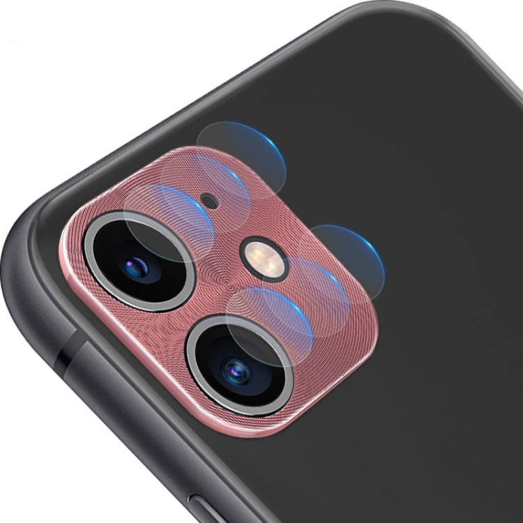 For iPhone 11 IMAK Full Coverage Metal Rear Camera Lens Protection Ring Cover with High Transparency Lens Film