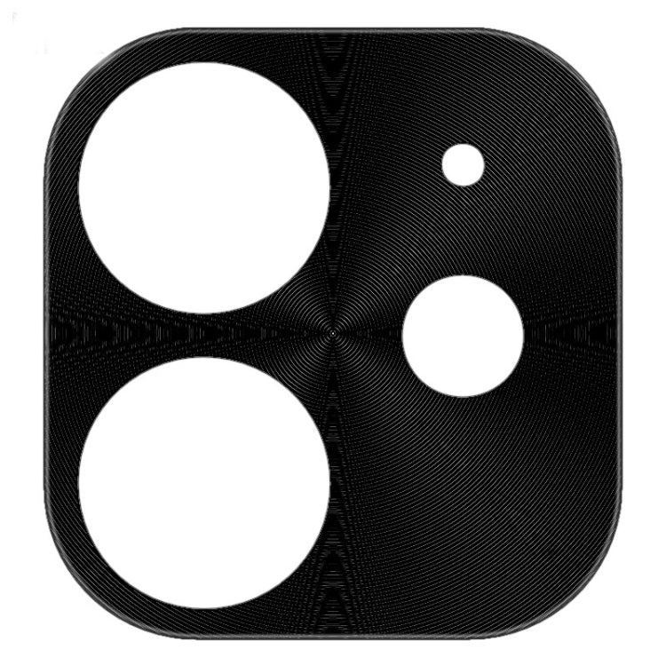 For iPhone 11 IMAK Full Coverage Metal Rear Camera Lens Protection Ring Cover with High Transparency Lens Film