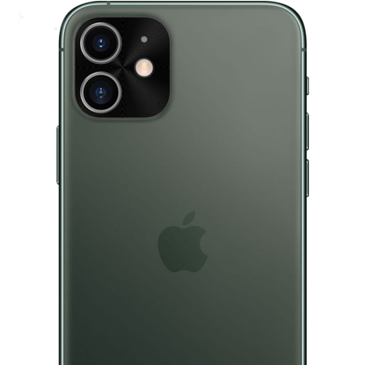 For iPhone 11 IMAK Full Coverage Metal Rear Camera Lens Protection Ring Cover with High Transparency Lens Film