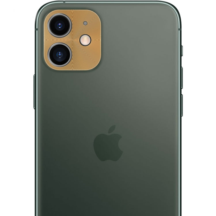 For iPhone 11 IMAK Full Coverage Metal Rear Camera Lens Protection Ring Cover with High Transparency Lens Film