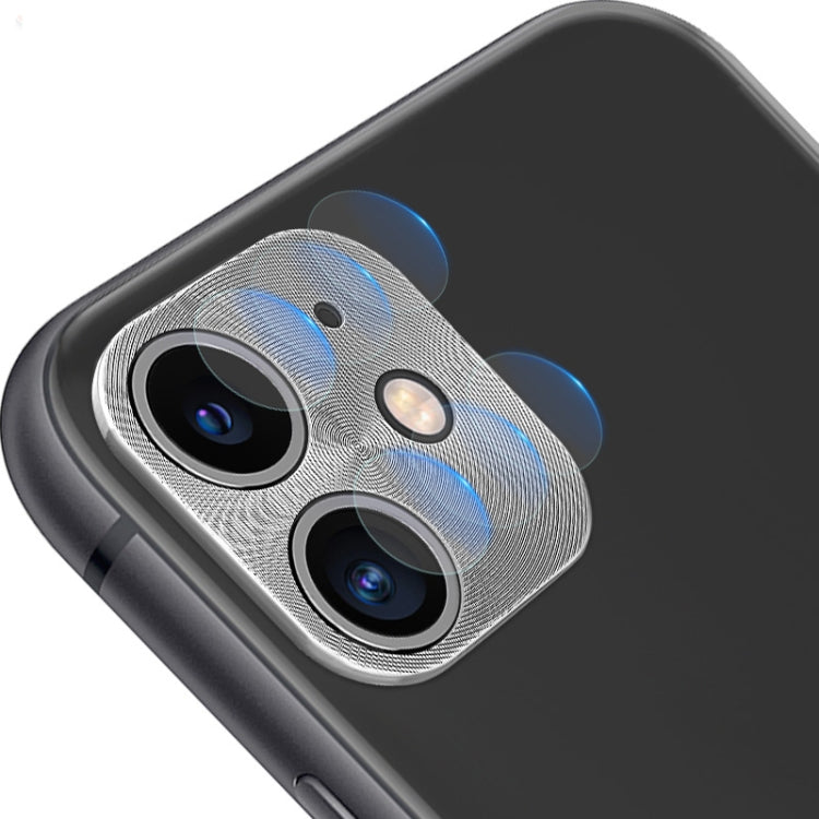 For iPhone 11 IMAK Full Coverage Metal Rear Camera Lens Protection Ring Cover with High Transparency Lens Film