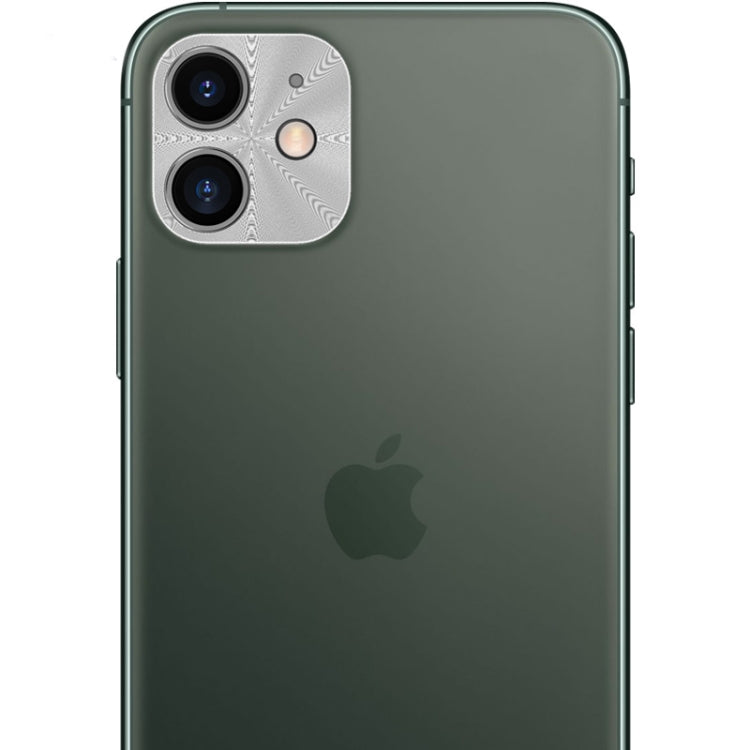 For iPhone 11 IMAK Full Coverage Metal Rear Camera Lens Protection Ring Cover with High Transparency Lens Film