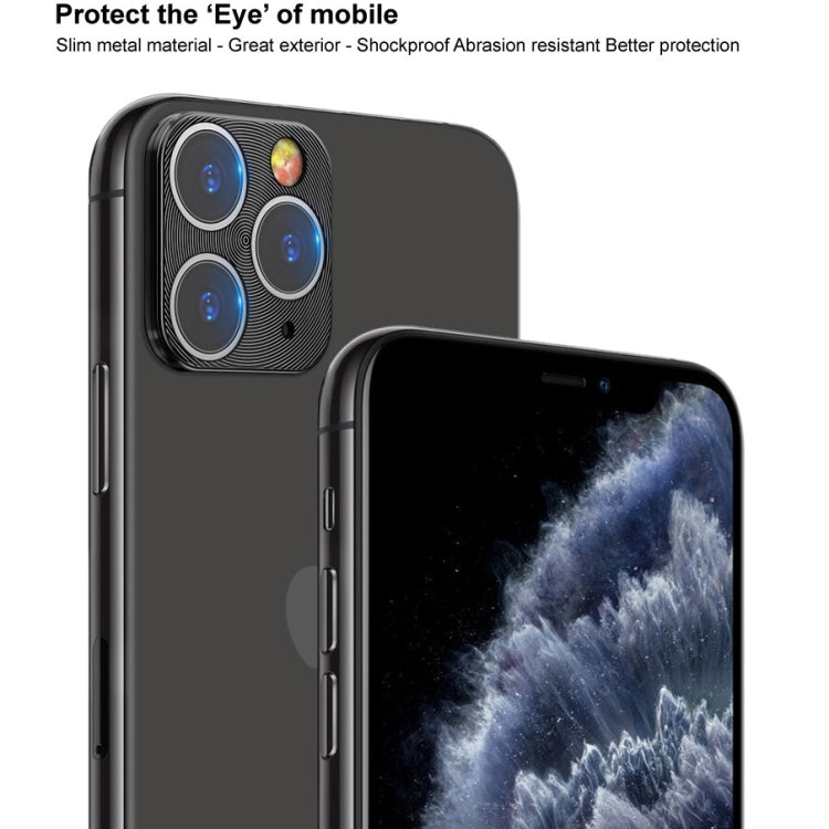 For iPhone 11 Pro / 11 Pro Max IMAK Full Coverage Metal Rear Camera Lens Protection Ring Cover with High Transparency Lens Film