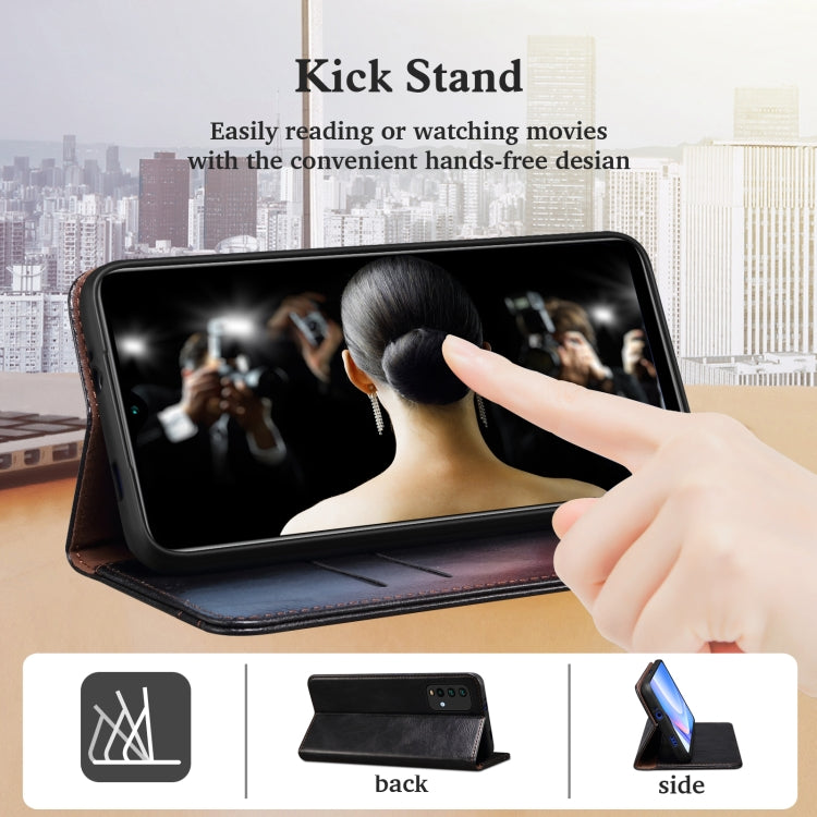 For Xiaomi 11T Pro Simple Wax Crazy Horse Texture Horizontal Flip Leather Case with Card Slots & Holder & Wallet