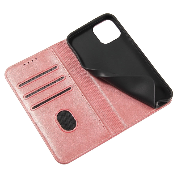 For iPhone 12 mini Calf Texture Magnetic Horizontal Flip Leather Case with Holder & Card Slots & Wallet