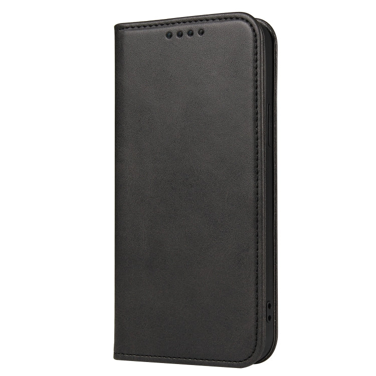 For iPhone 12 mini Calf Texture Magnetic Horizontal Flip Leather Case with Holder & Card Slots & Wallet
