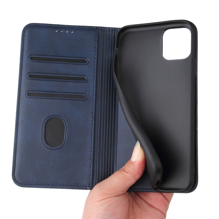 For iPhone 11 Pro Calf Texture Magnetic Horizontal Flip Leather Case with Holder & Card Slots & Wallet