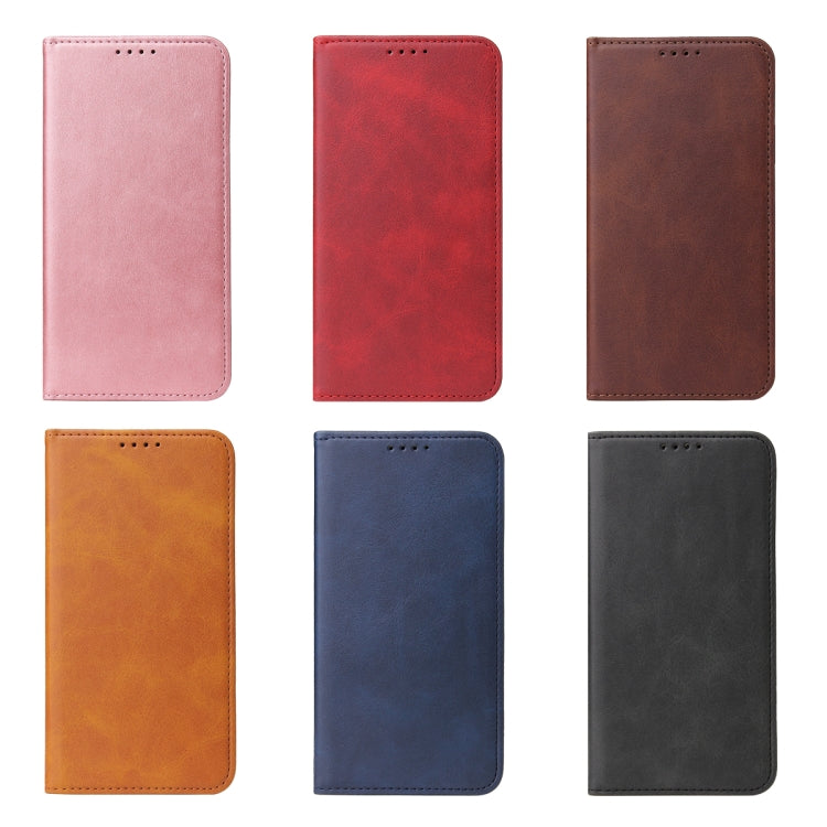 For iPhone 11 Pro Max Calf Texture Magnetic Horizontal Flip Leather Case with Holder & Card Slots & Wallet