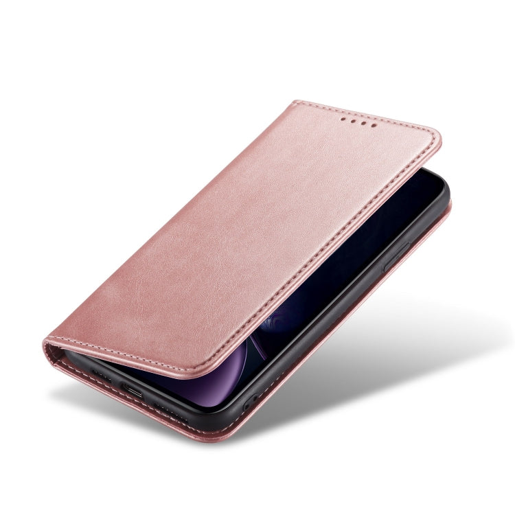 For iPhone XR Calf Texture Magnetic Horizontal Flip Leather Case with Holder & Card Slots & Wallet