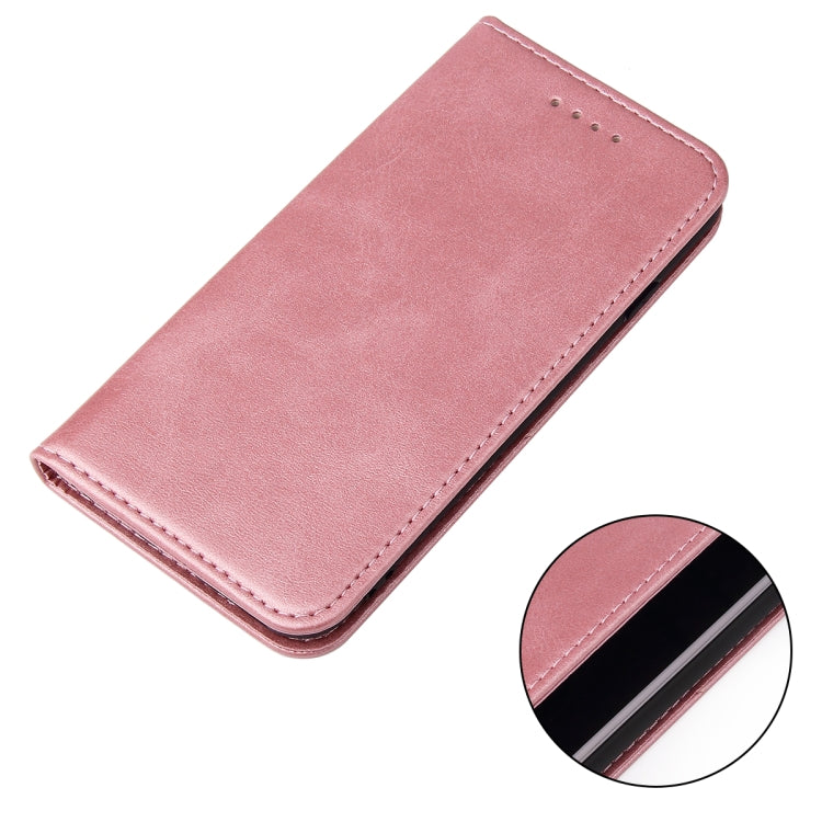 For iPhone SE 2022 / SE 2020 / 8 / 7 Calf Texture Magnetic Horizontal Flip Leather Case with Holder & Card Slots & Wallet