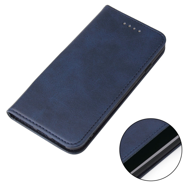 For iPhone SE 2022 / SE 2020 / 8 / 7 Calf Texture Magnetic Horizontal Flip Leather Case with Holder & Card Slots & Wallet