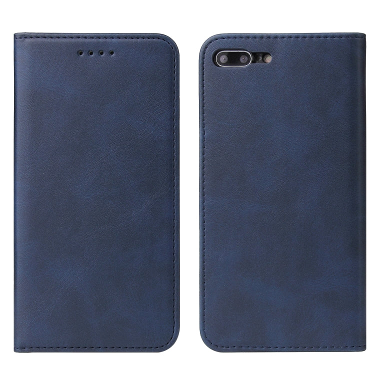 Calf Texture Magnetic Horizontal Flip Leather Case with Holder & Card Slots & Wallet For iPhone 8 Plus / 7 Plus