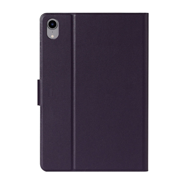 For iPad mini 6 Pure Color Horizontal Flip Leather Tablet Case with Card Slots & Holder & Sleep / Wake-up Function