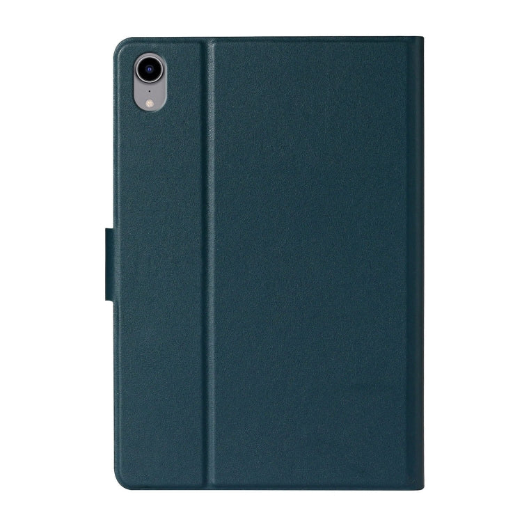 For iPad mini 6 Pure Color Horizontal Flip Leather Tablet Case with Card Slots & Holder & Sleep / Wake-up Function