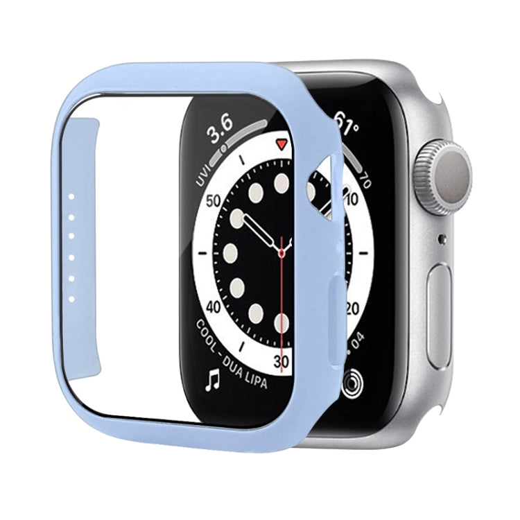 Shockproof PC Protective Case with Tempered Glass Film For Apple Watch Series 8 / 7 45mm