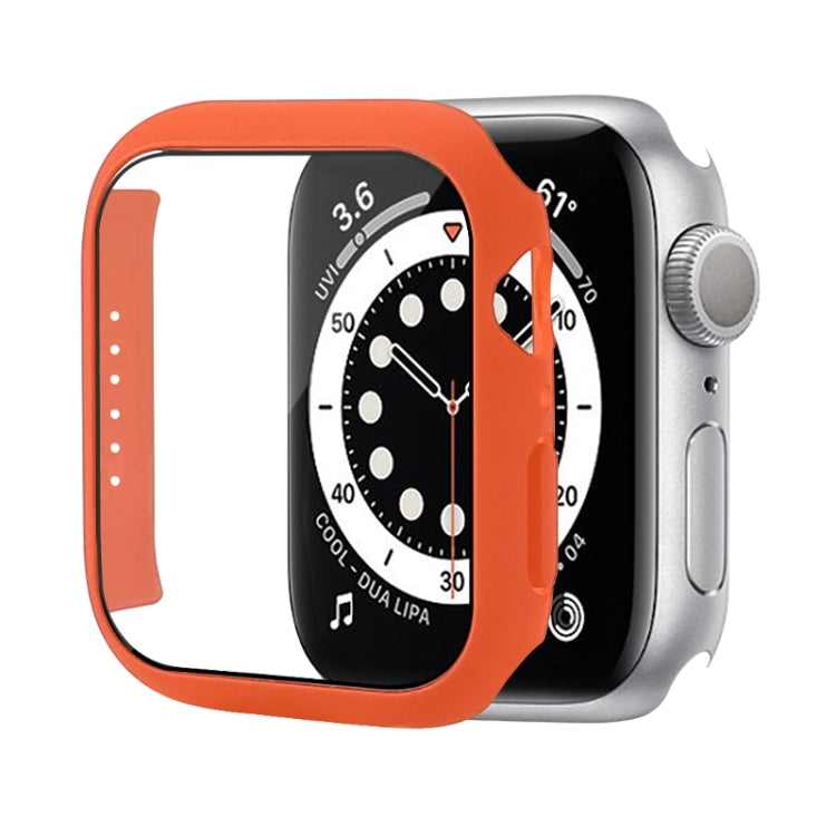 Shockproof PC Protective Case with Tempered Glass Film For Apple Watch Series 8 / 7 45mm