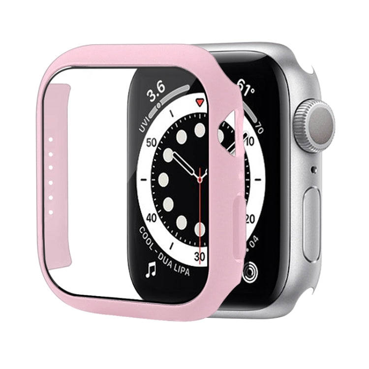 Shockproof PC Protective Case with Tempered Glass Film For Apple Watch Series 8 / 7 45mm