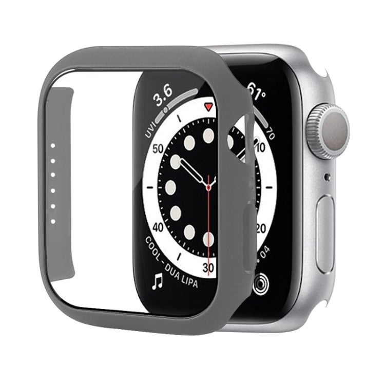 Shockproof PC Protective Case with Tempered Glass Film For Apple Watch Series 8 / 7 45mm