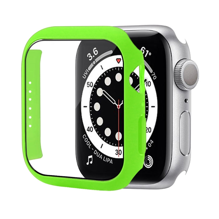 Shockproof PC Protective Case with Tempered Glass Film For Apple Watch Series 8 / 7 45mm
