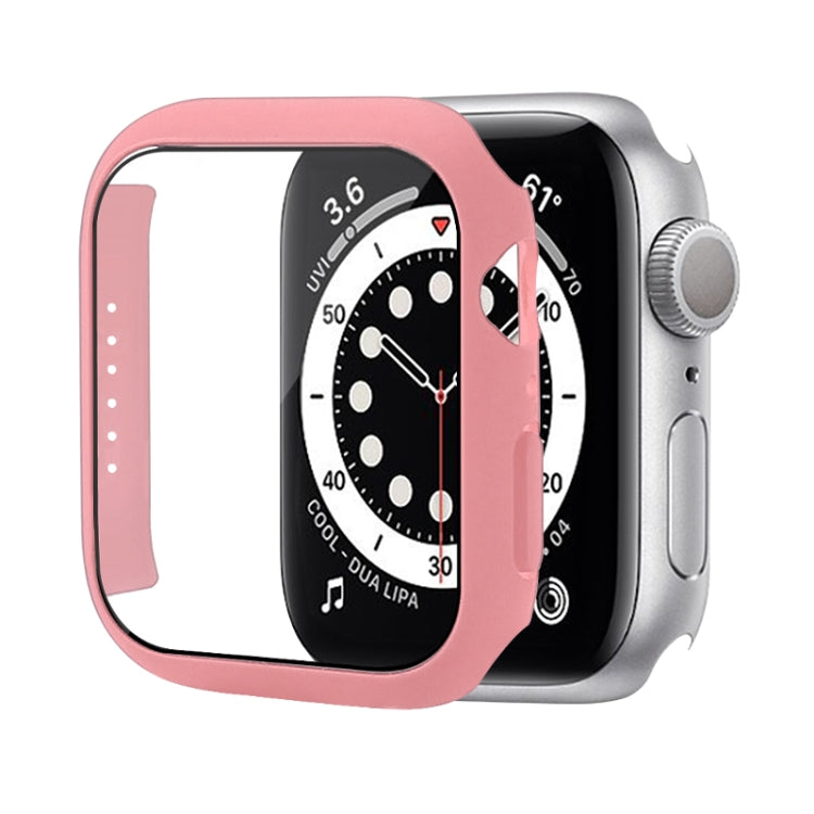Shockproof PC Protective Case with Tempered Glass Film For Apple Watch Series 8 / 7 45mm