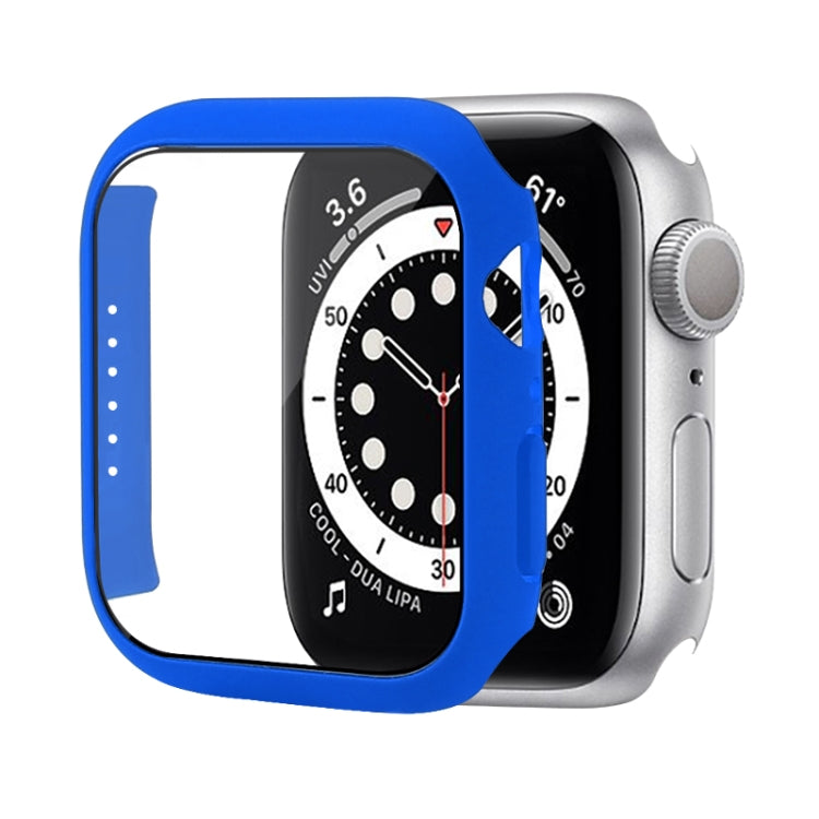 Shockproof PC Protective Case with Tempered Glass Film For Apple Watch Series 8 / 7 45mm
