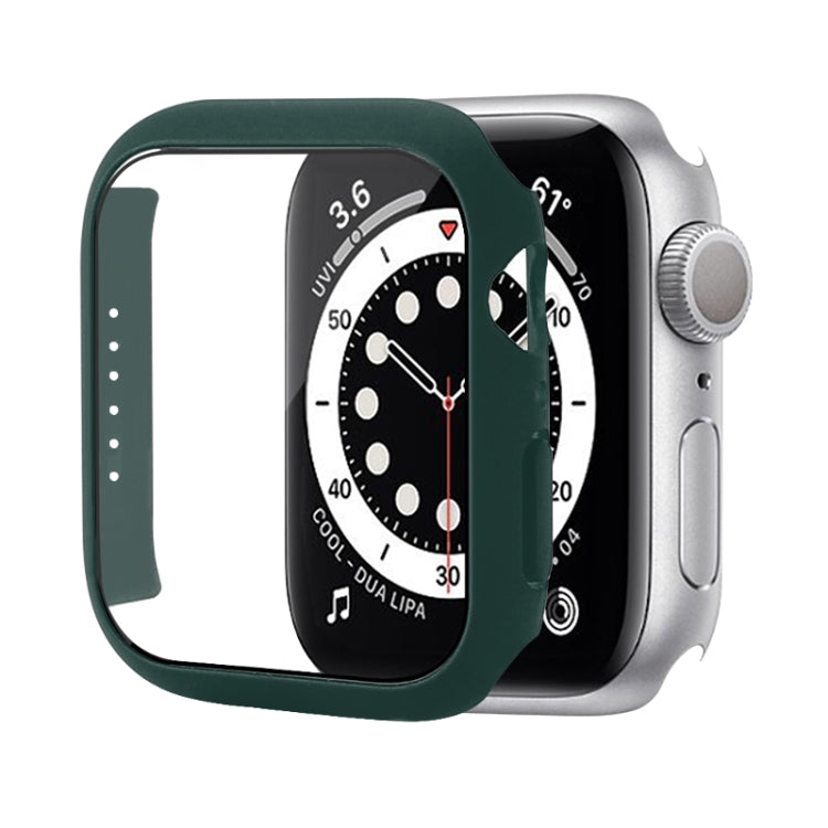 Shockproof PC Protective Case with Tempered Glass Film For Apple Watch Series 8 / 7 45mm