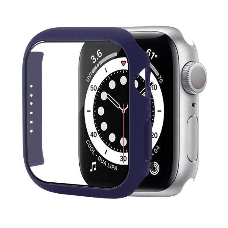 Shockproof PC Protective Case with Tempered Glass Film For Apple Watch Series 8 / 7 45mm