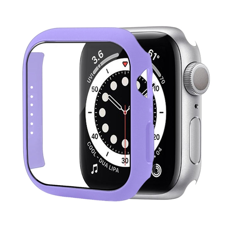 Shockproof PC Protective Case with Tempered Glass Film For Apple Watch Series 8 / 7 45mm