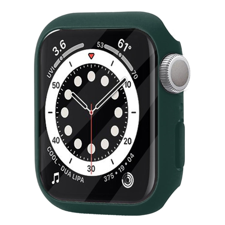 Shockproof PC Protective Case with Tempered Glass Film For Apple Watch Series 8 / 7 45mm