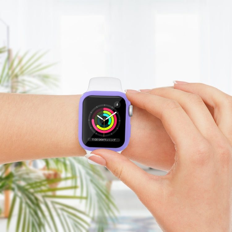 Shockproof PC Protective Case with Tempered Glass Film For Apple Watch Series 8 / 7 45mm