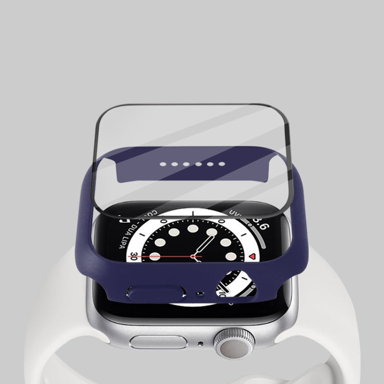 Shockproof PC Protective Case with Tempered Glass Film For Apple Watch Series 8 / 7 45mm