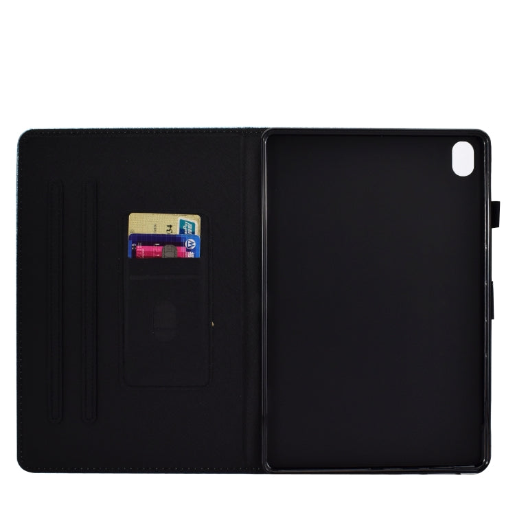 For Huawei MediaPad M6 8.4 Varnish Glitter Powder Horizontal Flip Leather Case with Holder & Card Slot