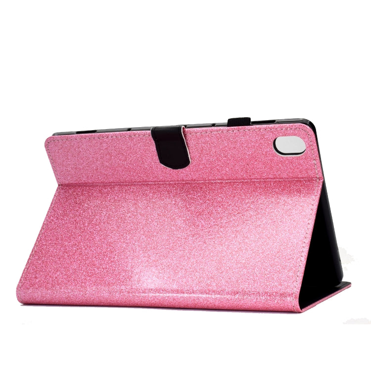 For Huawei MediaPad M6 8.4 Varnish Glitter Powder Horizontal Flip Leather Case with Holder & Card Slot