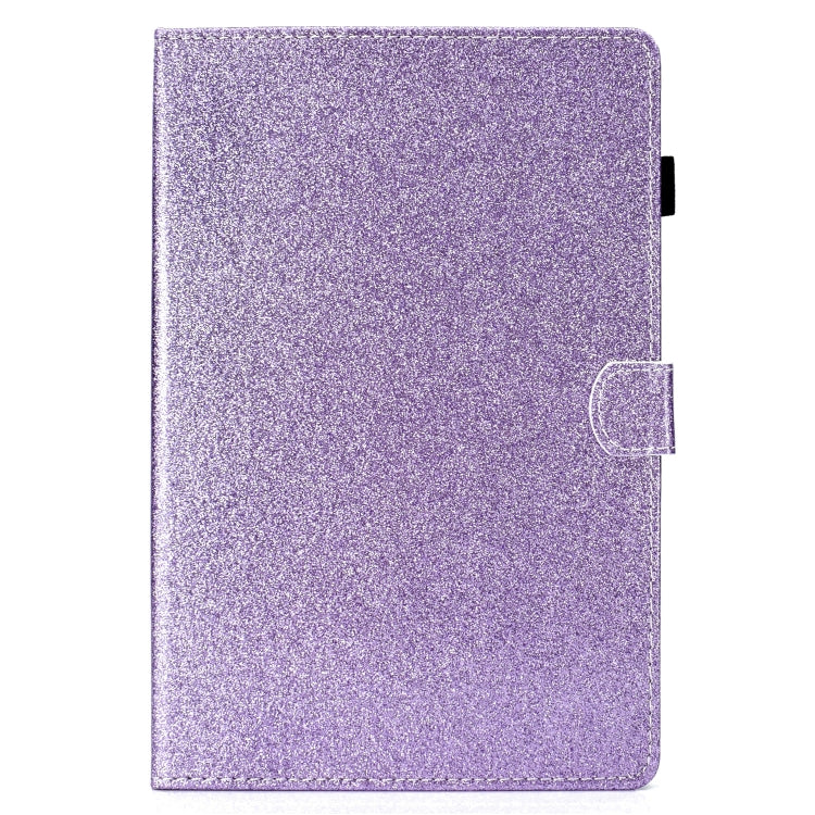 For Huawei MediaPad M6 8.4 Varnish Glitter Powder Horizontal Flip Leather Case with Holder & Card Slot