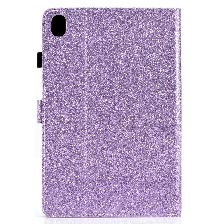 For Huawei MediaPad M6 8.4 Varnish Glitter Powder Horizontal Flip Leather Case with Holder & Card Slot