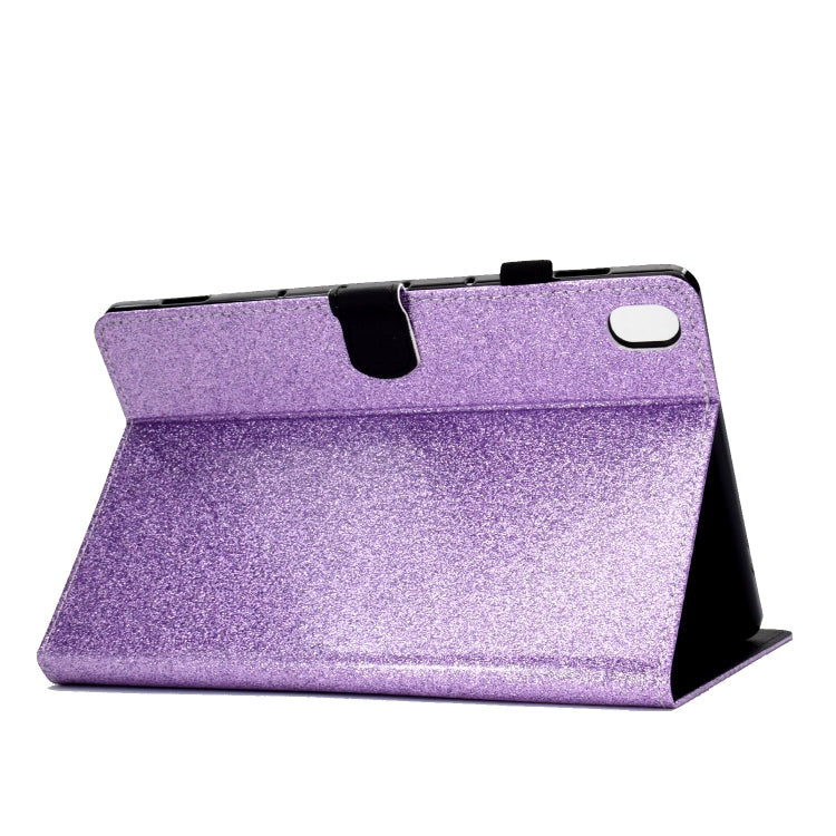For Huawei MediaPad M6 8.4 Varnish Glitter Powder Horizontal Flip Leather Case with Holder & Card Slot