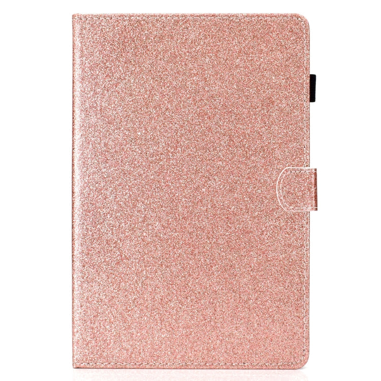 For Huawei MediaPad M6 8.4 Varnish Glitter Powder Horizontal Flip Leather Case with Holder & Card Slot