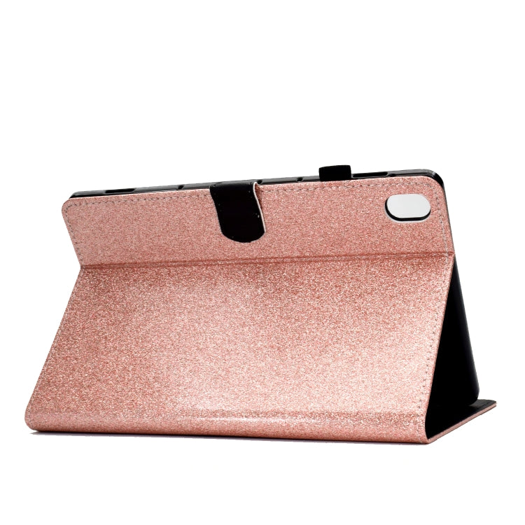 For Huawei MediaPad M6 8.4 Varnish Glitter Powder Horizontal Flip Leather Case with Holder & Card Slot