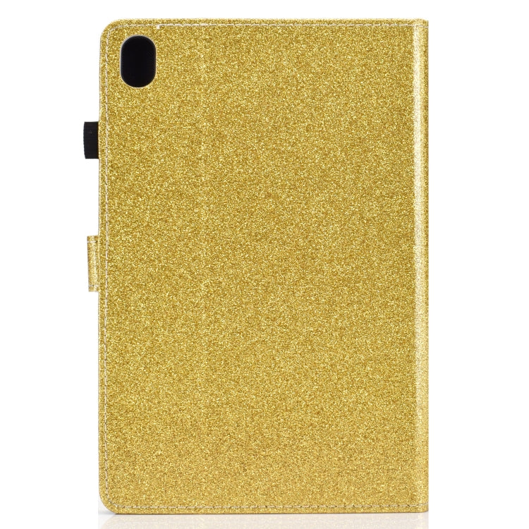 For Huawei MediaPad M6 8.4 Varnish Glitter Powder Horizontal Flip Leather Case with Holder & Card Slot